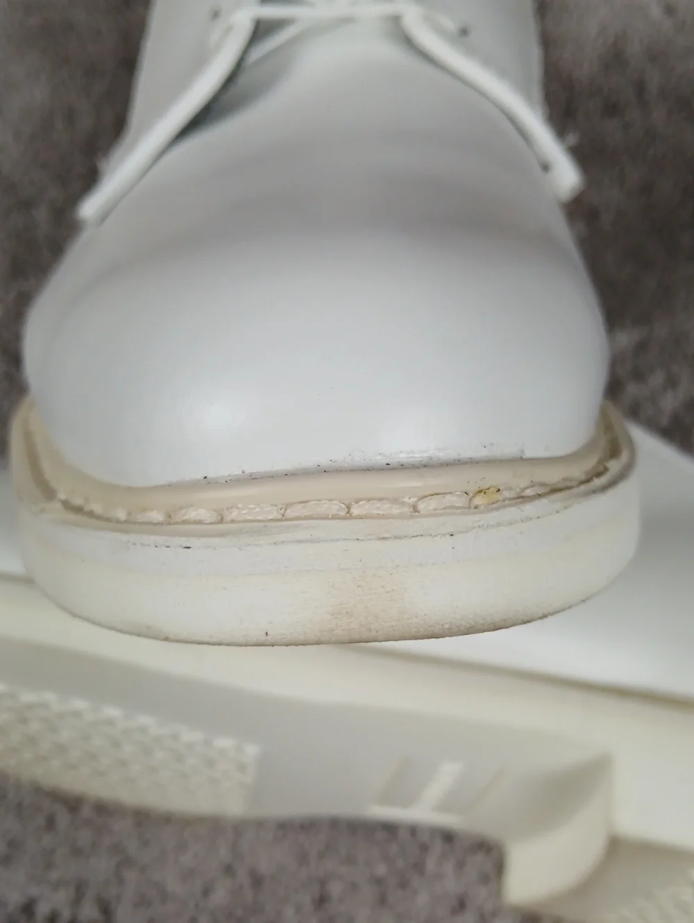 Altama 629308 USN White Leather Mil Spec Dress Oxford Shoes Size 9E Wide